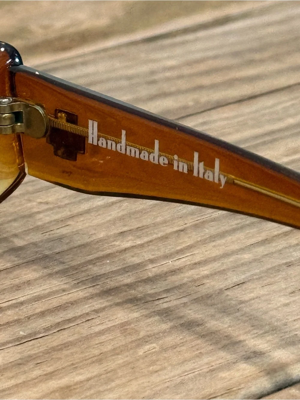 Nikita Brown Ombre Cat Eye Sunglasses Handmade in Italy Vintage Eyeglasses